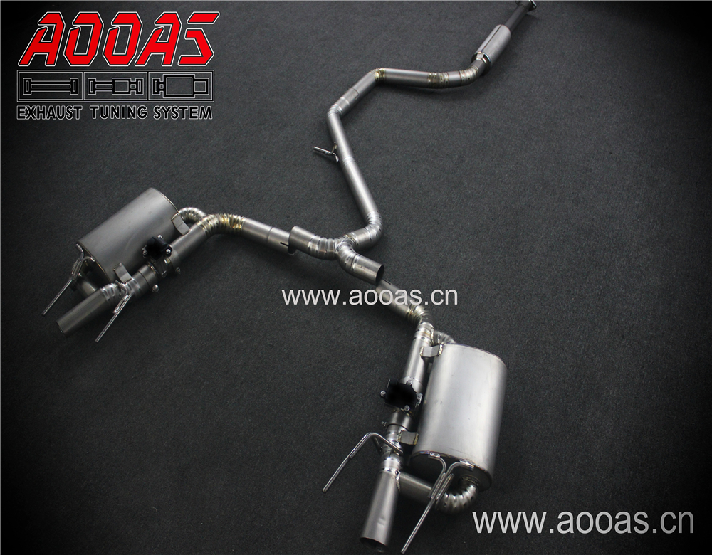 Buick Regal GS 2.0T In the Middle of the Paragraph Bilateral Single Out Titanium Alloy With Electronic valves（Without Tail mouths） Product Pictures（Primary color Style）